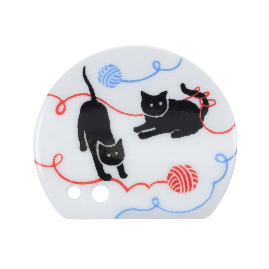 折々の香立 毛糸玉