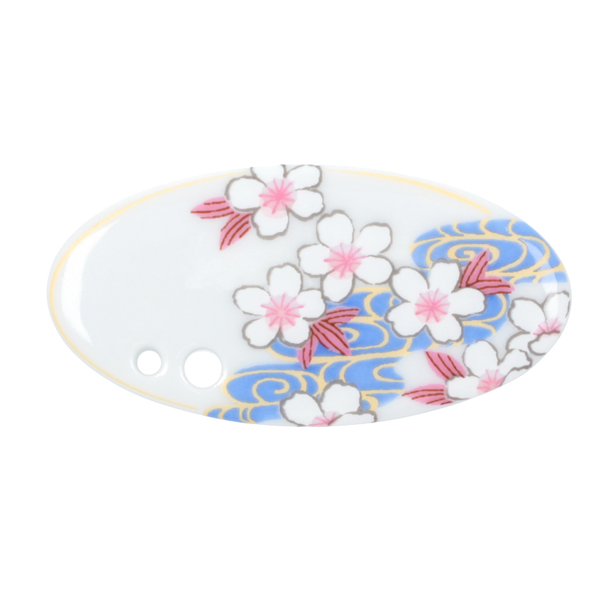 折々の香立 観世水に桜