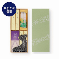 【おまかせ包装】進物用線香 二種紙箱入 京にしき