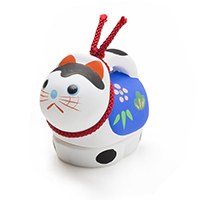 干支香合　張子犬　白